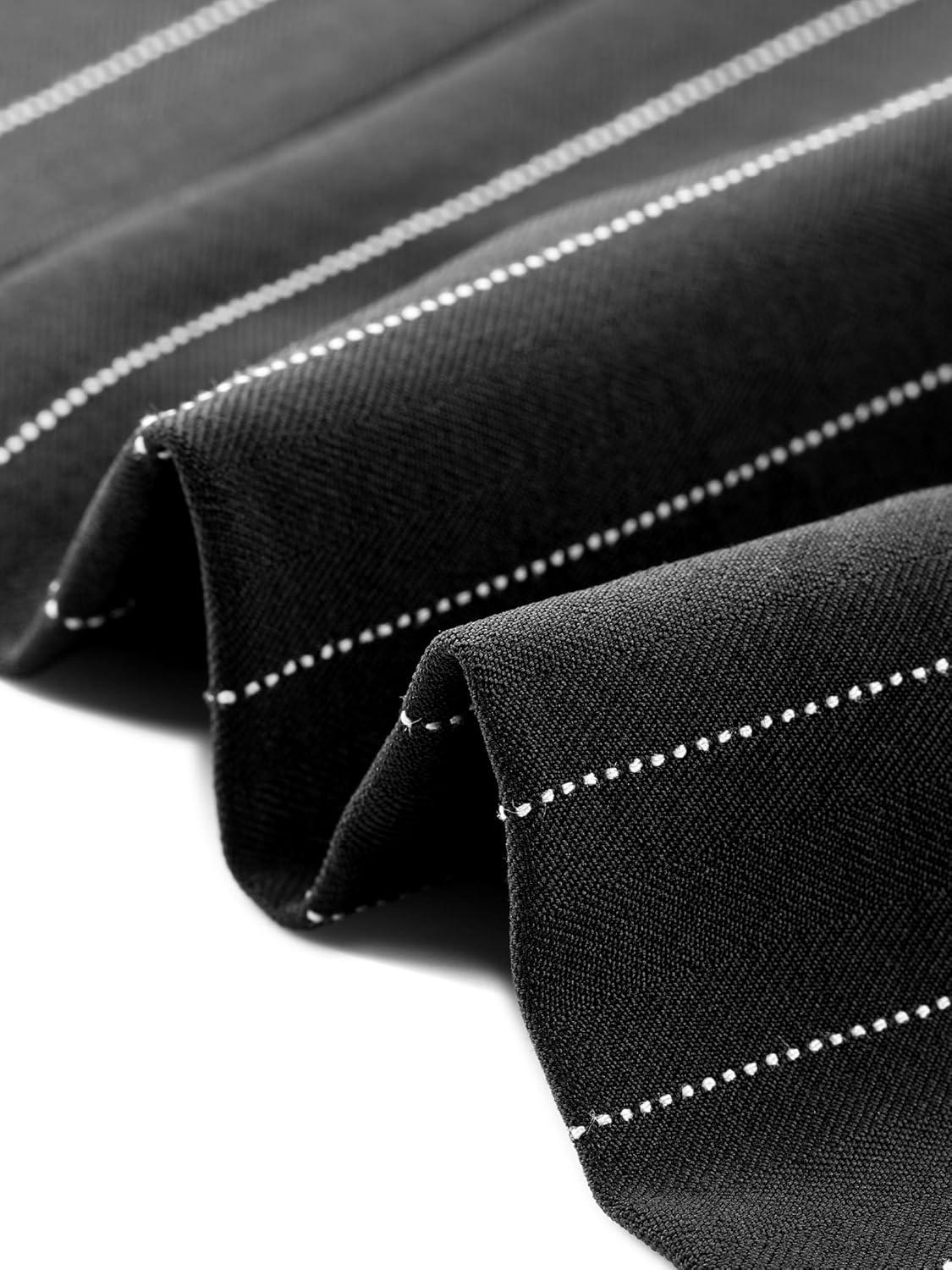 imageAllegra K Vest Tops for Women V Neck Sleeveless Button Down Striped Trendy Waistcoat Top Ladies Business Casual OutfitsBlack