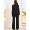 imageAllegra K Blazers for Womens Business Casual Double Breasted Long Sleeve Work Jacket Office SuitBlack