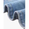 imageAllegra K Collarless Denim Vest for Womens Button Down V Neck Western Waistcoat Sleeveless Jean JacketBlue
