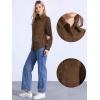 imageAllegra K Corduroy Shirts for Womens Oversized Button Down Autumn and Winter Casual JacketsBrown