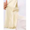 imageAllegra K Elegant Work Blazer for Womens Collarless Long Sleeve Business Jacket Office SuitBeige
