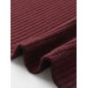 imageAllegra K Knit Sweater Dress for Women Fall Casual Square Neck Long Sleeve A Line Dresses with PocketsDeep Red