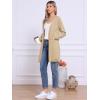 imageAllegra K Long Cardigan Sweaters for Womens Long Sleeve Open Front Lightweight Knit Cardigans TrendyKhaki