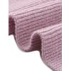 imageAllegra K Sweater Shift Dress for Womens Casual Chunky Knit Sleeveless V Neck Ruffle Mini DressDusty Pink