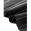 imageAllegra K Vest Tops for Women V Neck Sleeveless Button Down Striped Trendy Waistcoat Top Ladies Business Casual OutfitsBlack