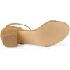 imageAllegra K Womens Ankle Strap Block Low Heel SandalKhaki