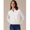 imageAllegra K Womens Sweater Vest V Neck Sleeveless Uniform Classic Knitted Pullover TopsBeige