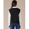 imageAllegra K Womens Sweater Vest V Neck Sleeveless Uniform Classic Knitted Pullover TopsBlack