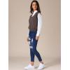 imageAllegra K Womens Sweater Vest V Neck Sleeveless Uniform Classic Knitted Pullover TopsCoffee
