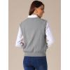 imageAllegra K Womens Sweater Vest V Neck Sleeveless Uniform Classic Knitted Pullover TopsGrey