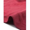 imageAllegra K Womens TurnDown Collar Flap Pockets Snap Button Faux Suede JacketWine Red