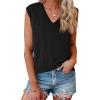 imageAllegra K Womens Sweater Vest V Neck Sleeveless Uniform Classic Knitted Pullover TopsBlack