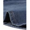 imageAllegra K Casual Denim Skirt for Womens High Waist Split Back Pockets Midi Jean SkirtsBlue