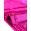 imageAllegra K Metallic Crop Top for Womens Sleeveless Cut Out Party Clubwear Holographic Tank TopsFuschia Pink