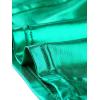 imageAllegra K Metallic Crop Top for Womens Sleeveless Cut Out Party Clubwear Holographic Tank TopsGreen