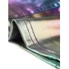 imageAllegra K Metallic Crop Top for Womens Sleeveless Cut Out Party Clubwear Holographic Tank TopsHolographic Purple