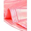 imageAllegra K Metallic Crop Top for Womens Sleeveless Cut Out Party Clubwear Holographic Tank TopsLight Pink
