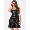 imageAllegra K Women Sequin Mini Dresses Party Club Adjustable Spaghetti Strap Festival Outfits Sparkly Disco DressBlacks