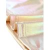 imageAllegra K Womens Halloween Shiny Top Party Club Cami Sparkly Metallic Tank TopMulticolor Beige