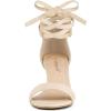 imageAllegra K Womens Kitten Heel Lace Up SandalsBeige