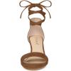 imageAllegra K Womens Kitten Heel Lace Up SandalsBrown
