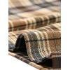 imageAllegra K Womens Plaid Pants High Waisted Vintage Tartan Checkered Cropped Casual Work PantsDark Brown