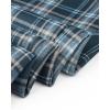 imageAllegra K Womens Plaid Pants High Waisted Vintage Tartan Checkered Cropped Casual Work PantsNavy Blue