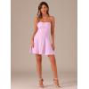 imageAllegra K Womens Sexy Strapless Party Dress Sweetheart Neck Sleeveless Mini Tube Top DressesRose Pink