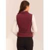 imageAllegra K Womens Suit Vest Double Breasted Business Lapel Dressy Waistcoat VestBurgundy