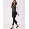 imageAllegra K Womens Suit Vest Double Breasted Business Lapel Dressy Waistcoat VestDark Gray
