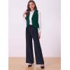 imageAllegra K Womens Suit Vest Double Breasted Business Lapel Dressy Waistcoat VestDark Green