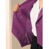 imageAllegra K Womens Suit Vest Double Breasted Business Lapel Dressy Waistcoat VestDark Purple