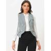 imageAllegra K Womens Suit Vest Double Breasted Business Lapel Dressy Waistcoat VestGray