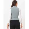 imageAllegra K Womens Suit Vest Double Breasted Business Lapel Dressy Waistcoat VestGray