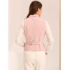 imageAllegra K Womens Suit Vest Double Breasted Business Lapel Dressy Waistcoat VestPink