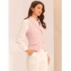 imageAllegra K Womens Suit Vest Double Breasted Business Lapel Dressy Waistcoat VestPink