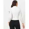 imageAllegra K Womens Suit Vest Double Breasted Business Lapel Dressy Waistcoat VestWhite