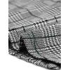 imageAllegra K Womens Vintage Plaid Dress Retro Square Neck Long Sleeve Office Work Christmas Mini DressesGreen