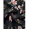 imageAllegra K Fall Casual Floral Dress for Women 2025 Long Sleeve Crew Neck Chiffon Midi Tea Party Ruffle DressesBlack