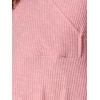 imageAllegra K Fall Long Sleeve Dresses for Womens Ribbed ALine Midi DressPink