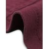 imageAllegra K Notched Lapel Blazer for Womens Denim Single Breasted Shoulder Pad Business Casual JacketsBurgundy
