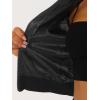 imageAllegra K Women Sequin Bomber Jackets Halloween Sparkly Long Sleeve Zip Front Shiny Cropped Jacket Glitter Party Disco OutfitBlack Rainbow