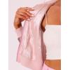 imageAllegra K Women Sequin Bomber Jackets Halloween Sparkly Long Sleeve Zip Front Shiny Cropped Jacket Glitter Party Disco OutfitPink