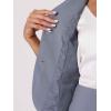 imageAllegra K Womens Business Skirt Suit Set Work Office Short Sleeve Blazer Jacket Pencil SkirtGrey Blue