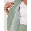 imageAllegra K Womens Business Skirt Suit Set Work Office Short Sleeve Blazer Jacket Pencil SkirtSea Green