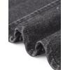 imageAllegra K Womens Denim Vest Waistcoat Button V Neck Western Casual Jean Sleeveless Crop JacketBlack