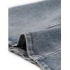 imageAllegra K Womens Denim Vest Waistcoat Button V Neck Western Casual Jean Sleeveless Crop JacketDusty Blue