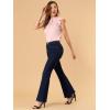 imageAllegra K Womens Flare Jeans 70s Vintage High Waist Stretch Denim Bell Bottom JeansBlackblue
