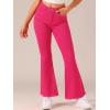 imageAllegra K Womens Flare Jeans 70s Vintage High Waist Stretch Denim Bell Bottom JeansHot Pink