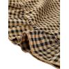 imageAllegra K Womens Gingham Checks Ruffled Peter Pan Collar Cute Mini DressDark Brown
